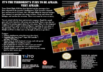 Operation Thunderbolt (USA) box cover back